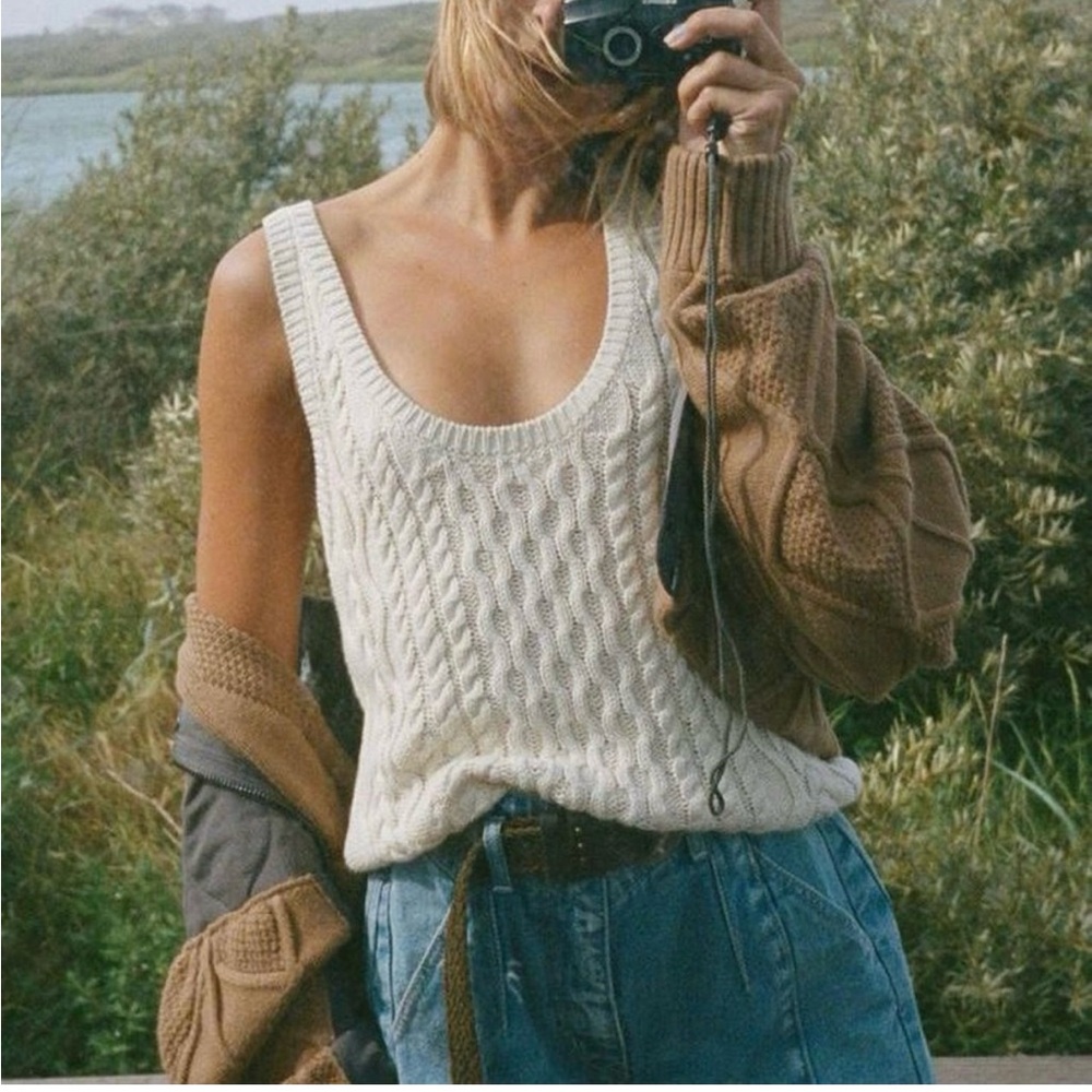 Free people high tide Knit Sweater top
